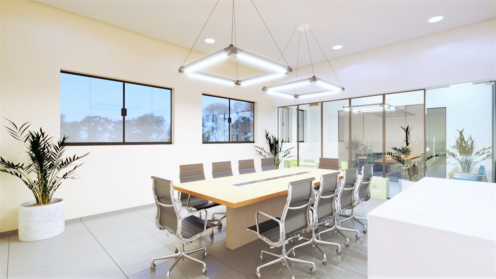 Projeto corporativo desenvolvido pela Arquiteta Nô, especialista em arquitetura comercial e corporativa.